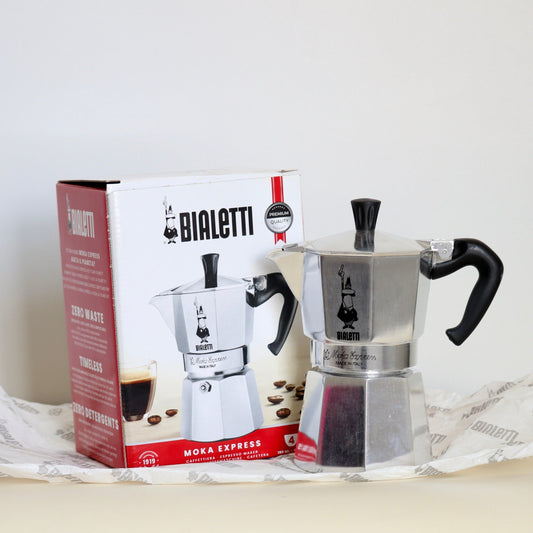 Bialetti Moka Express Stovetop Espresso Maker – 4 cup (120ml)